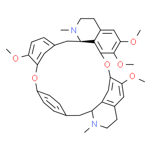 粉防己堿；漢防己甲素
